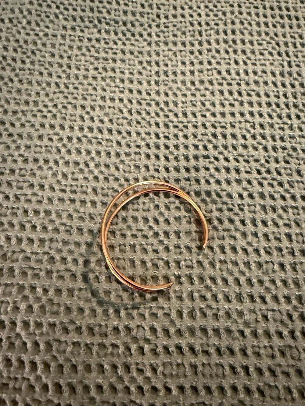 Sonia Hou Success Stackable Cuff Bracelet in Rose Gold Vermeil